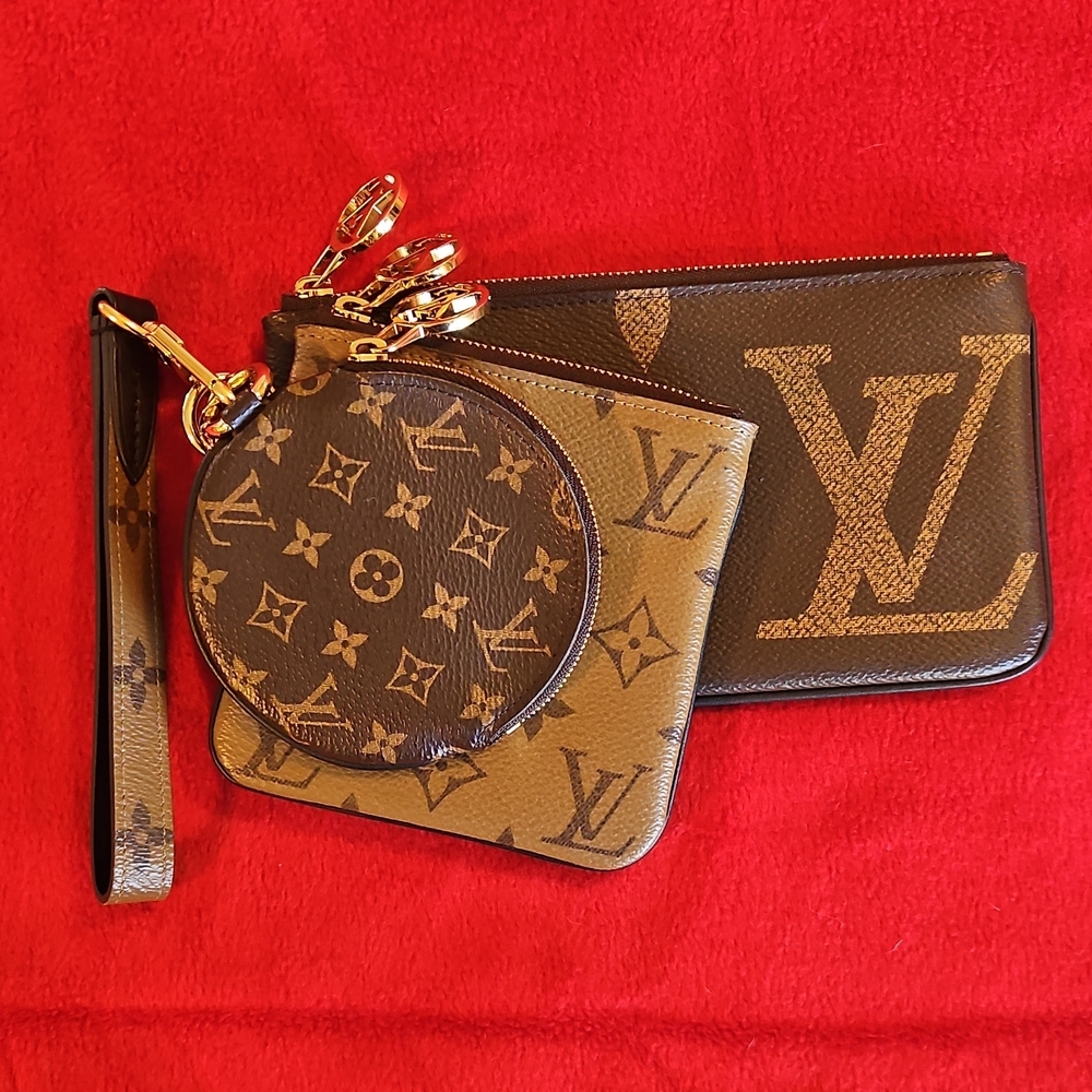 Louis Vuitton Monogram Multi-Pochette Accessoires in Brown and Gold Hardware